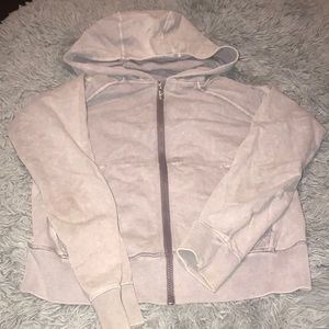 SUPER RARE lavender dye wash Zip Hoodie jacket